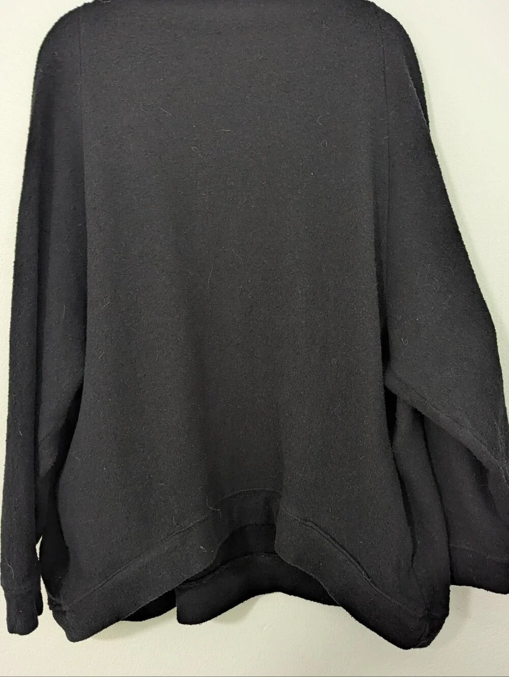Free People FP Beach Mock Neck Oversized Sweater Tunic Knit Black Small S